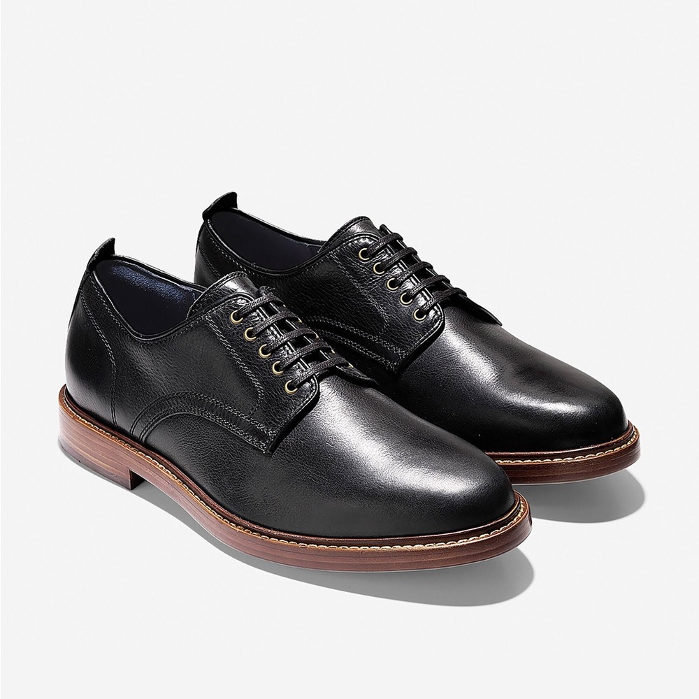 Cole Haan Men’s Tyler Grand Plain OX Leather Oxfords